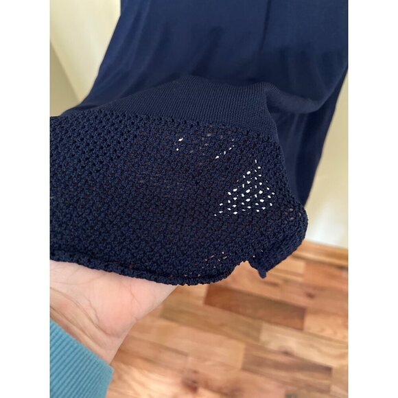 Cynthia Rowley  Crochet Detail Drop Waist Dress M Vacation Beach Resort Cruise - Picture 8 of 12